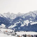 Apartmán Charming Swiss Village With Pool Chateau-d'Oex